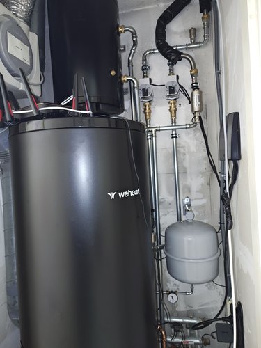 Weheat binnen 300 liter